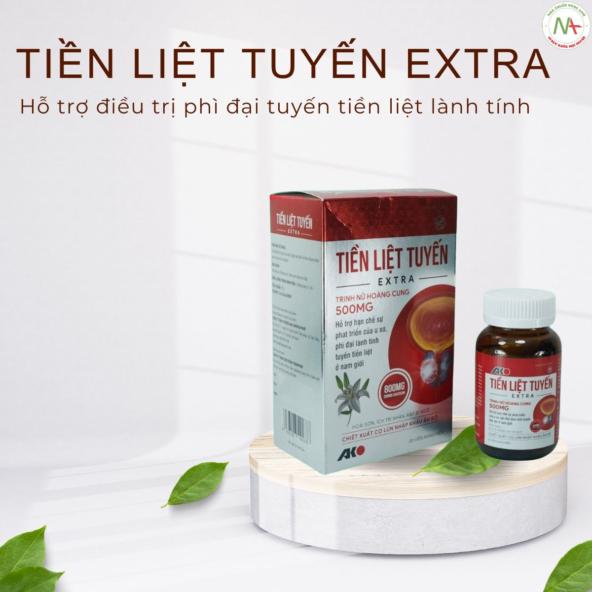 Tiền Liệt Tuyến Extra 3 Tiền Liệt Tuyến Extra hỗ trợ phì đại tuyến tiền liệt lành tính