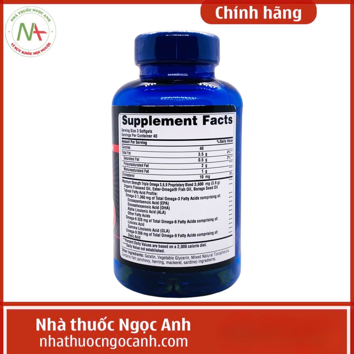 Triple Omega 3-6-9 Puritan’s Pride