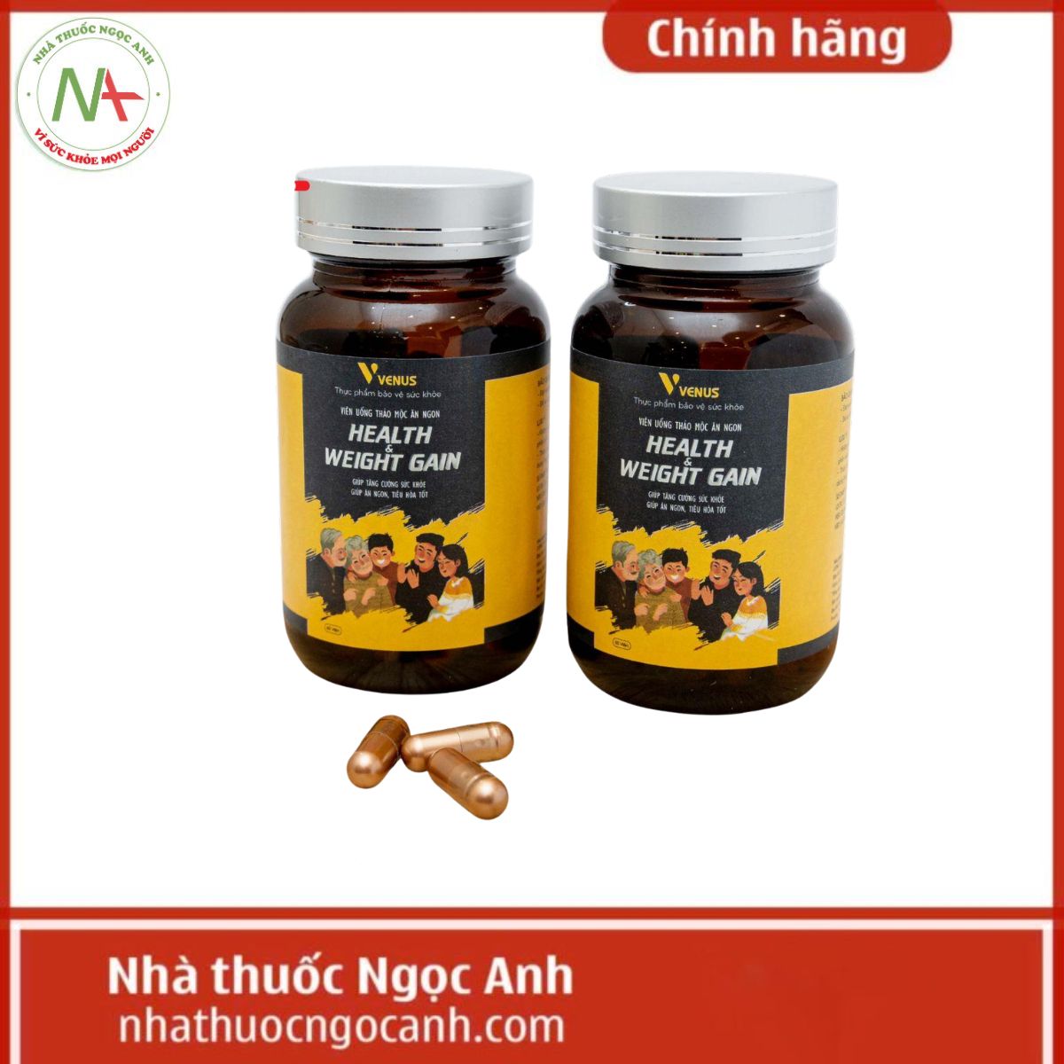 Viên Uống Thảo Mộc Ăn Ngon Health & Weight Gain