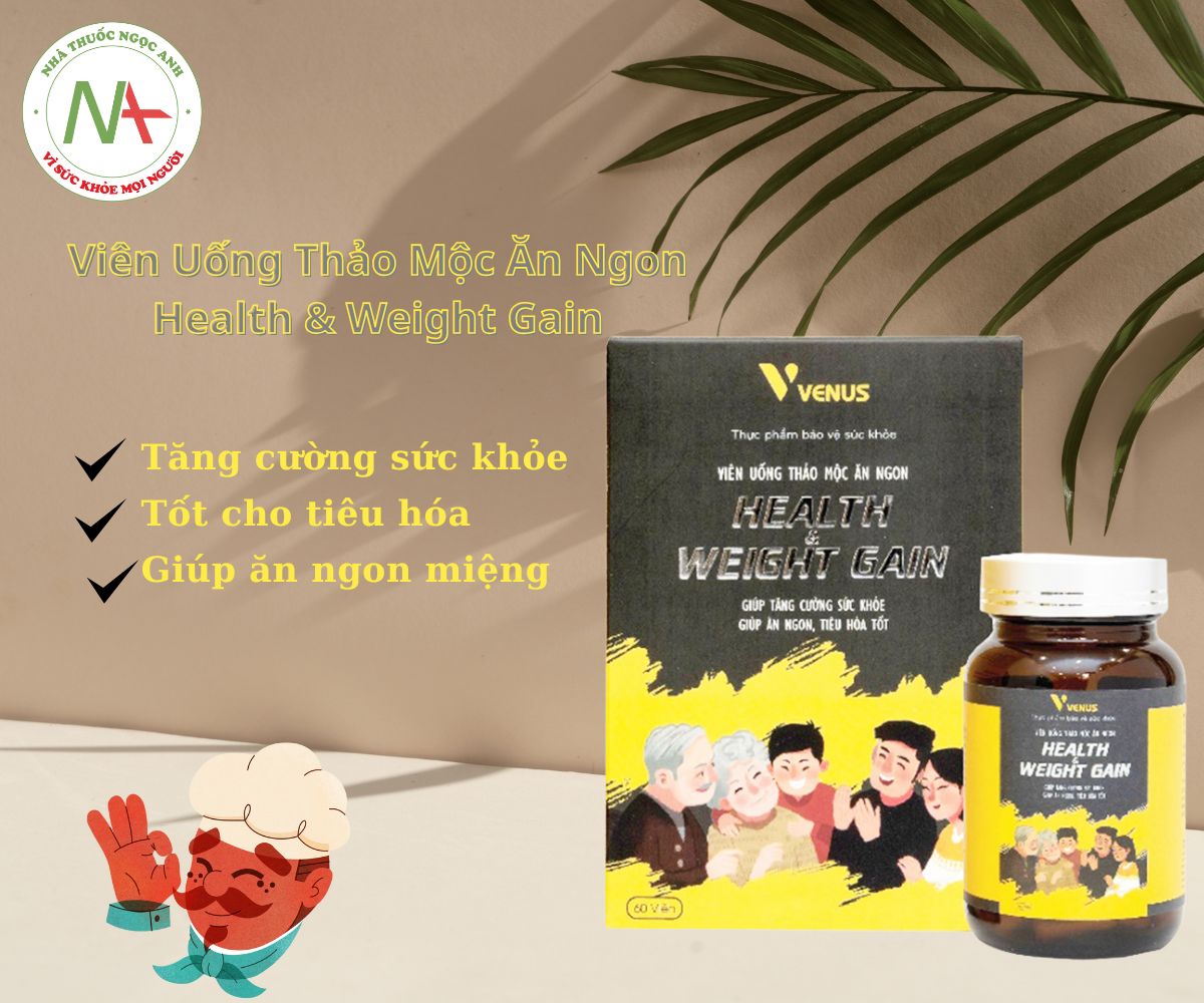 Viên Uống Thảo Mộc Ăn Ngon Health & Weight Gain