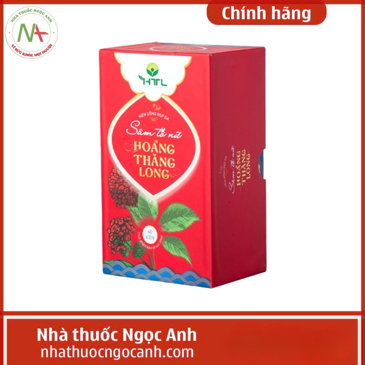 Viên uống đẹp da Sâm tố nữ Hoàng Thăng Long