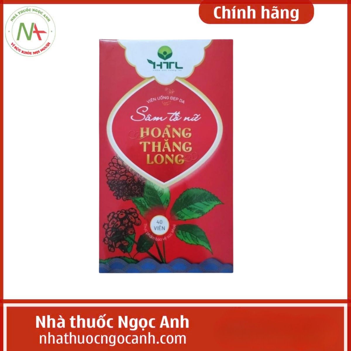 Viên uống đẹp da Sâm tố nữ Hoàng Thăng Long