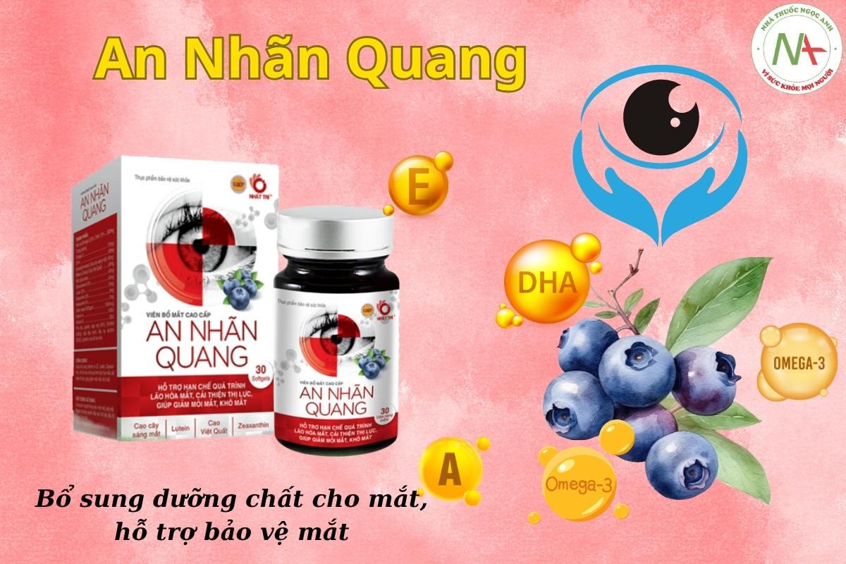 An Nhãn Quang bổ sung dưỡng chất cho mắt, hỗ trợ bảo vệ mắt
