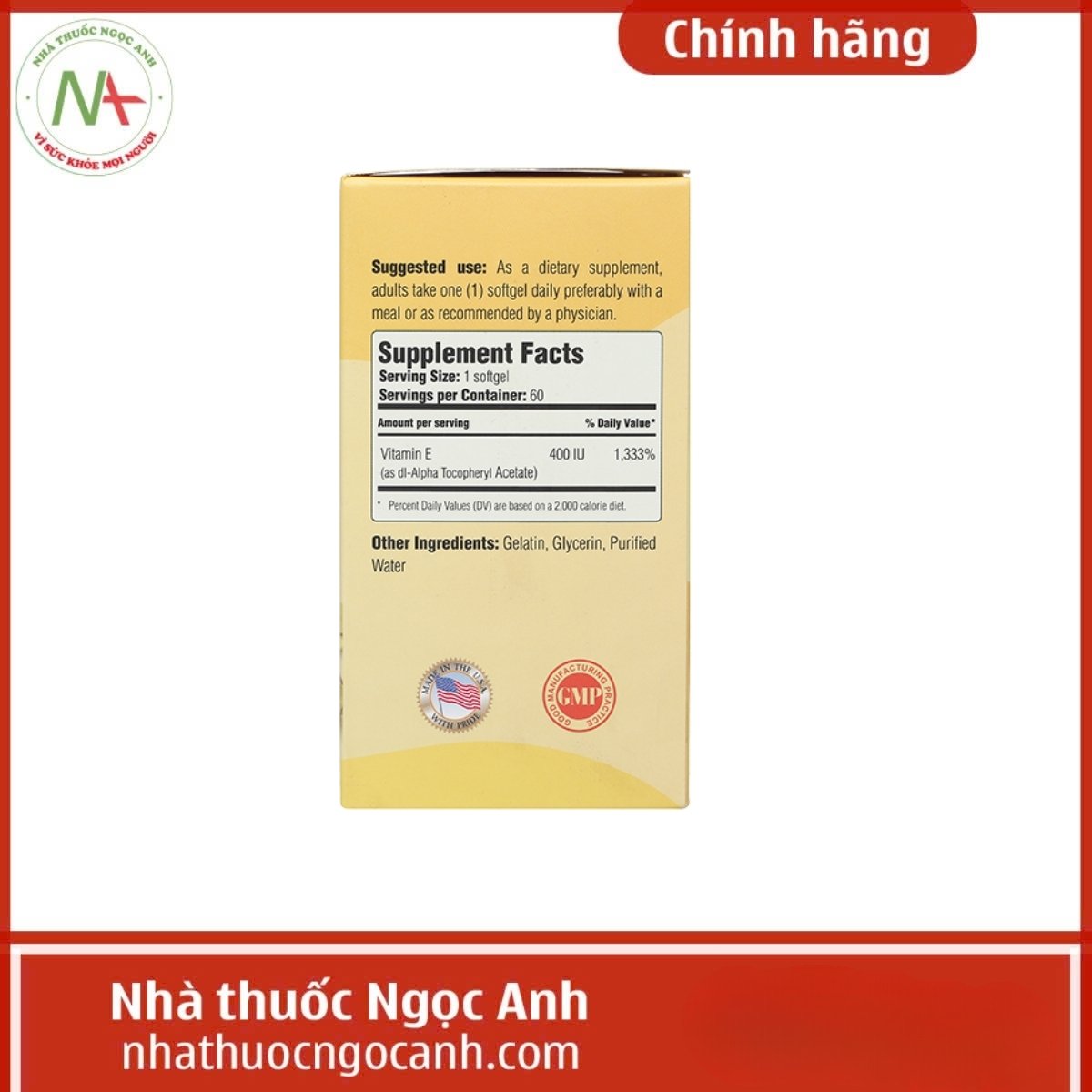 Hotchland Optimum Vitamin E 400IU