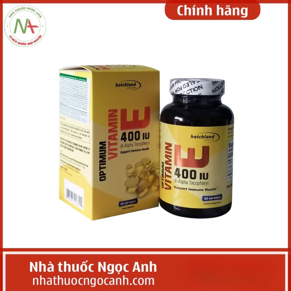 Hotchland Optimum Vitamin E 400IU