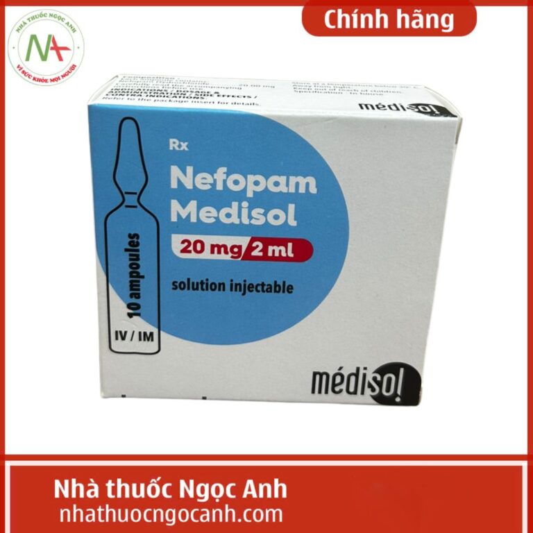 Nefopam Medisol 20mg/2ml