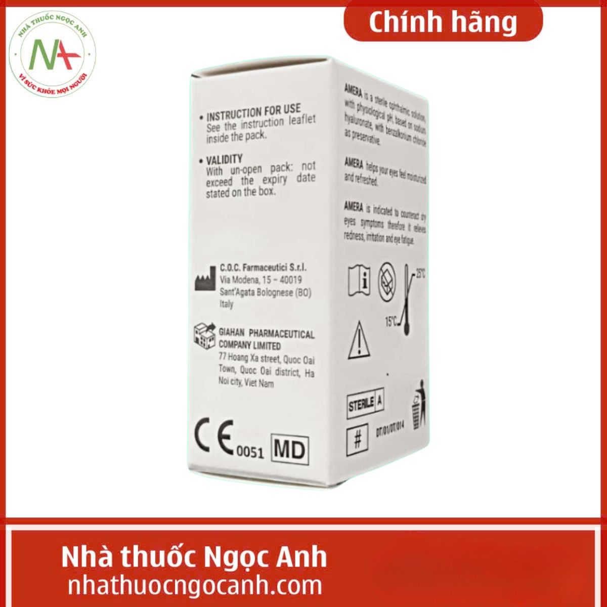 Dung dịch nhỏ mắt Amera