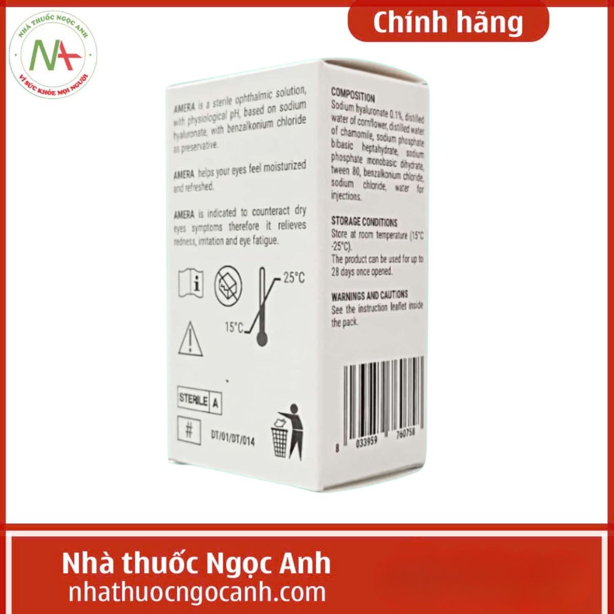 Dung dịch nhỏ mắt Amera