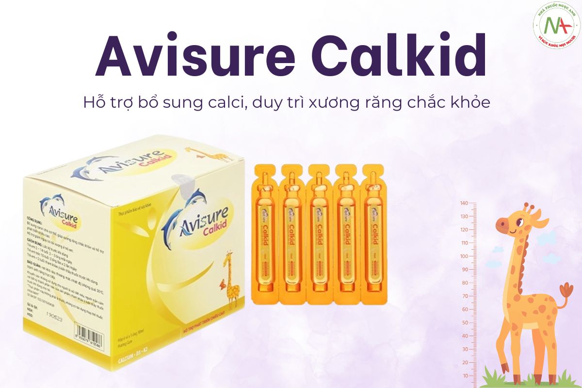 Avisure Calkid hỗ trợ quá trình phát triển chiều cao