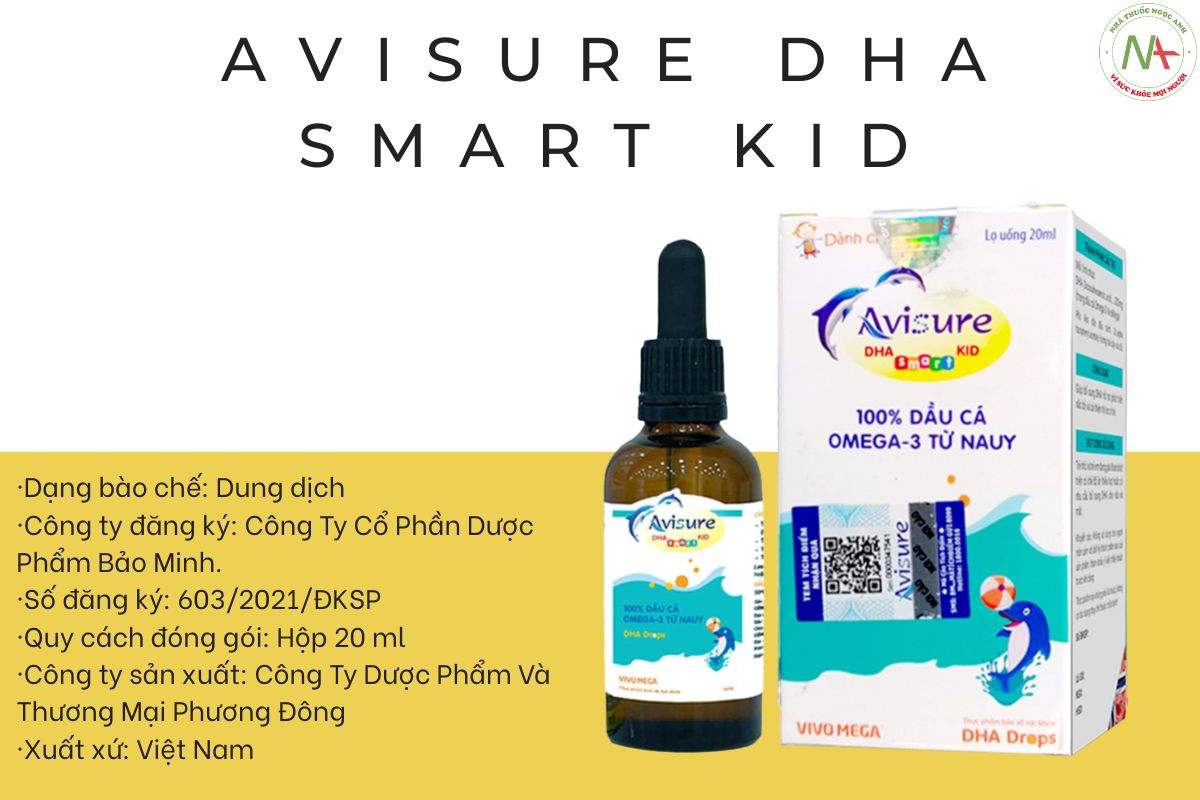 Thông tin sản phẩm Avisure DHA Smart Kid