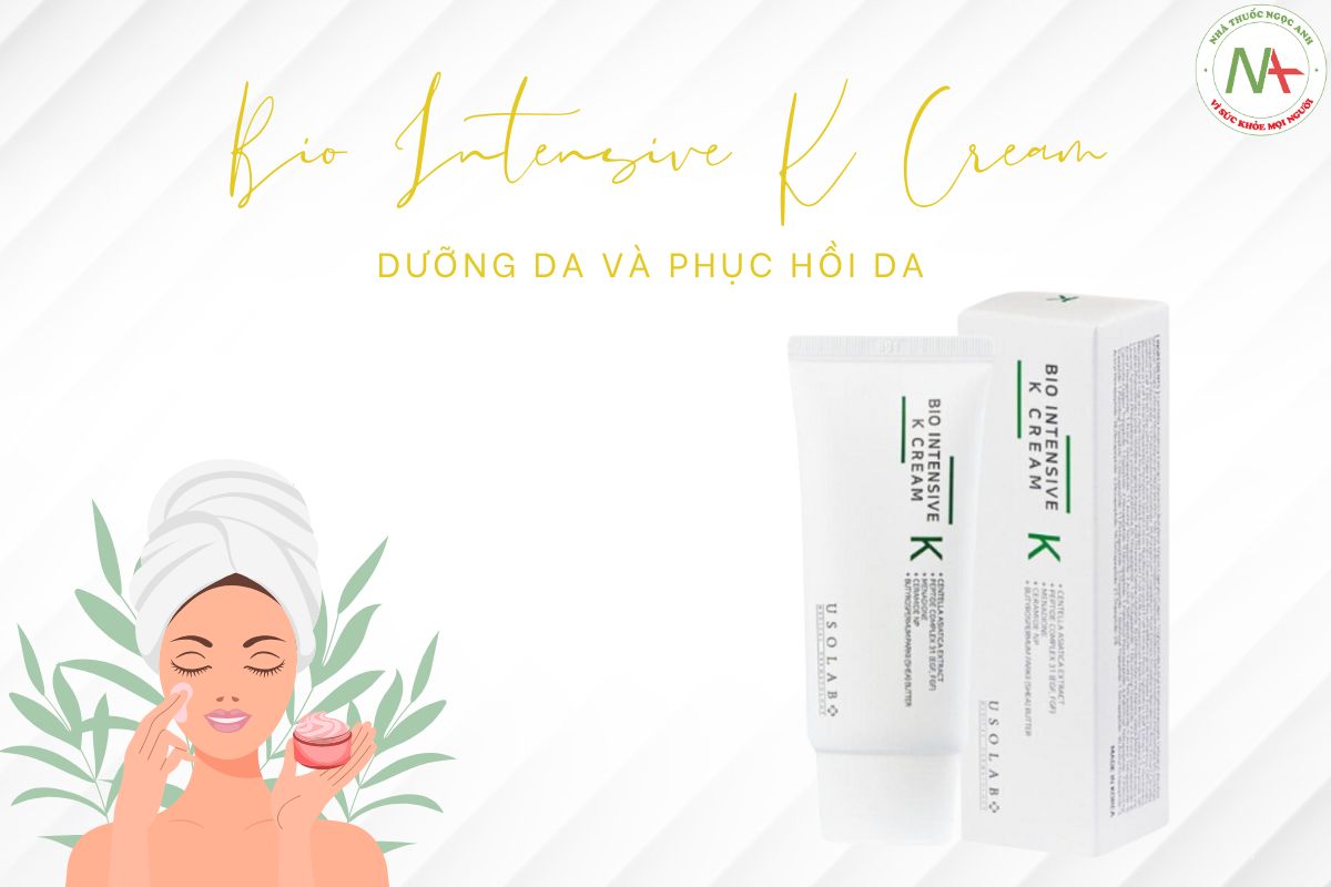 Bio Intensive K Cream giúp nuôi dưỡng da từ sâu bên trong