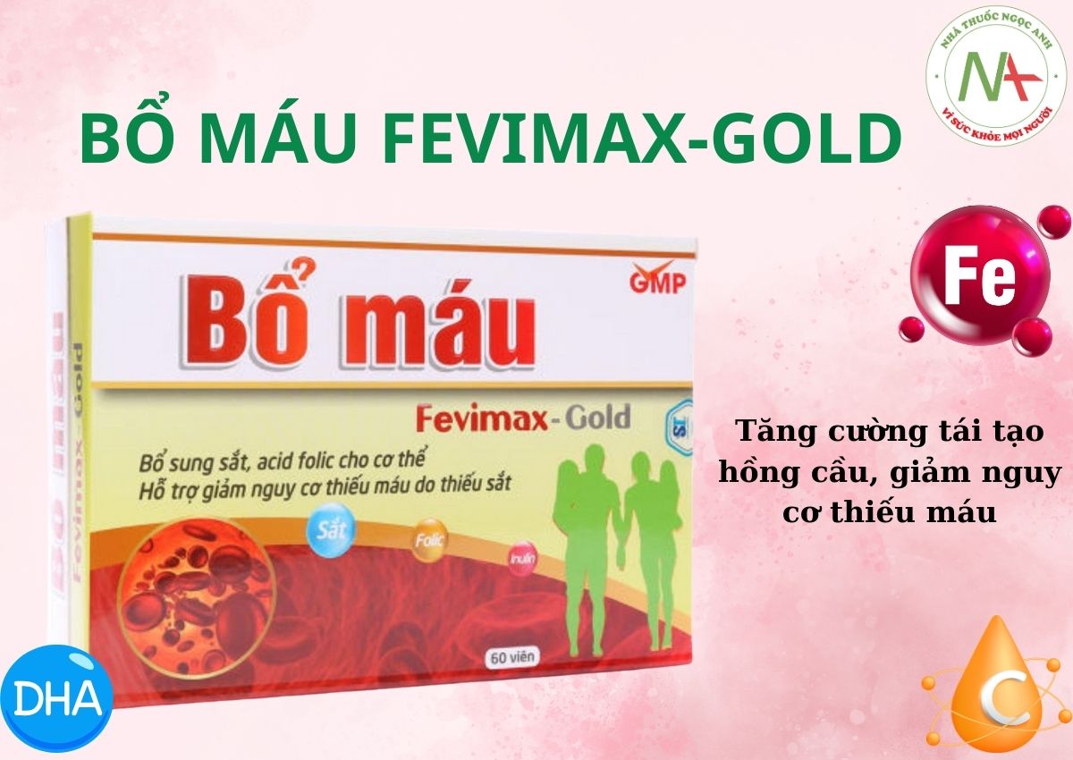 Bổ máu Fevimax-Gold 3 Bổ máu Fevimax-Gold