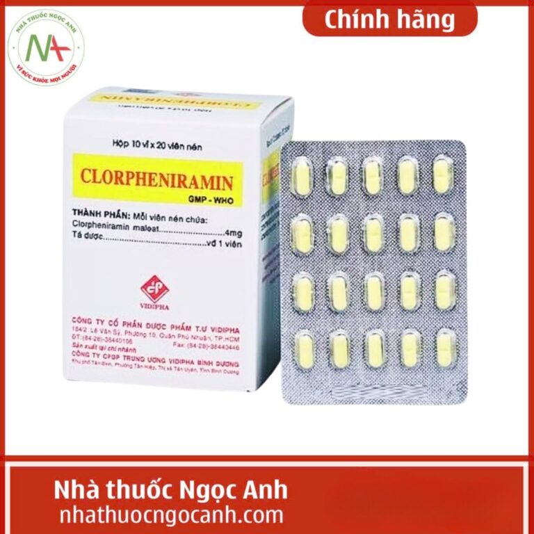 Clorpheniramin 4mg Vidipha