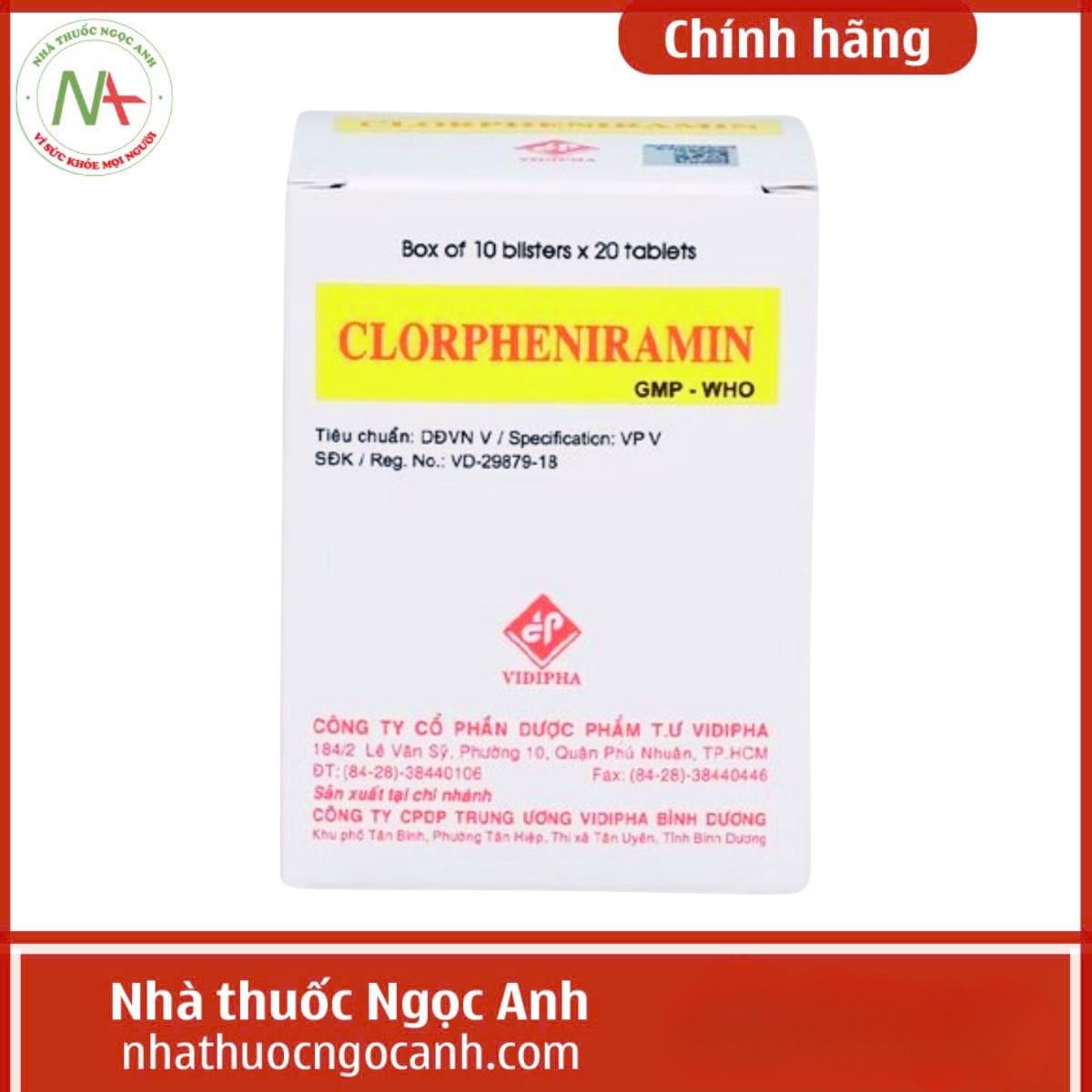 Clorpheniramin 4mg Vidipha