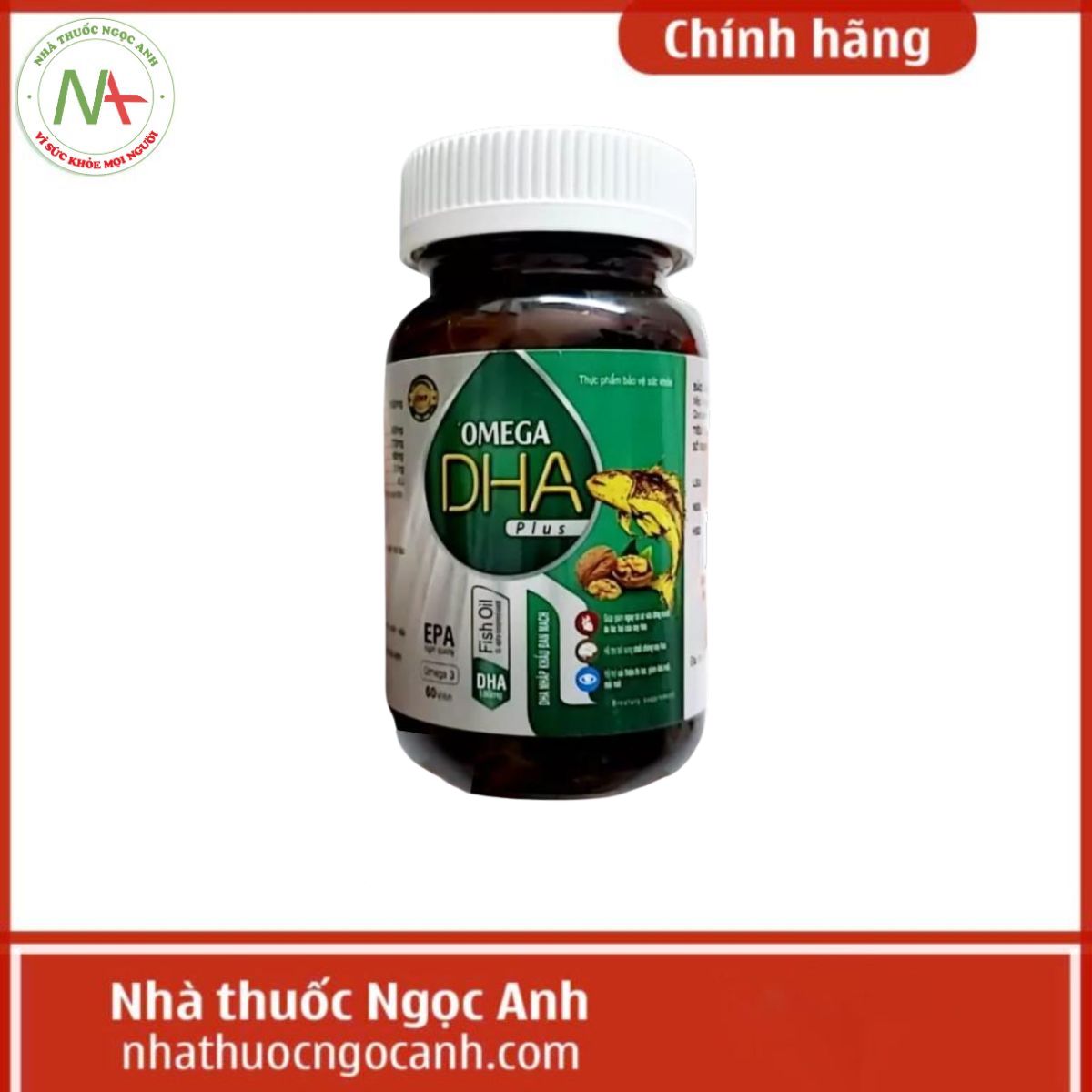 Dầu Cá Omega DHA Plus Hải Linh