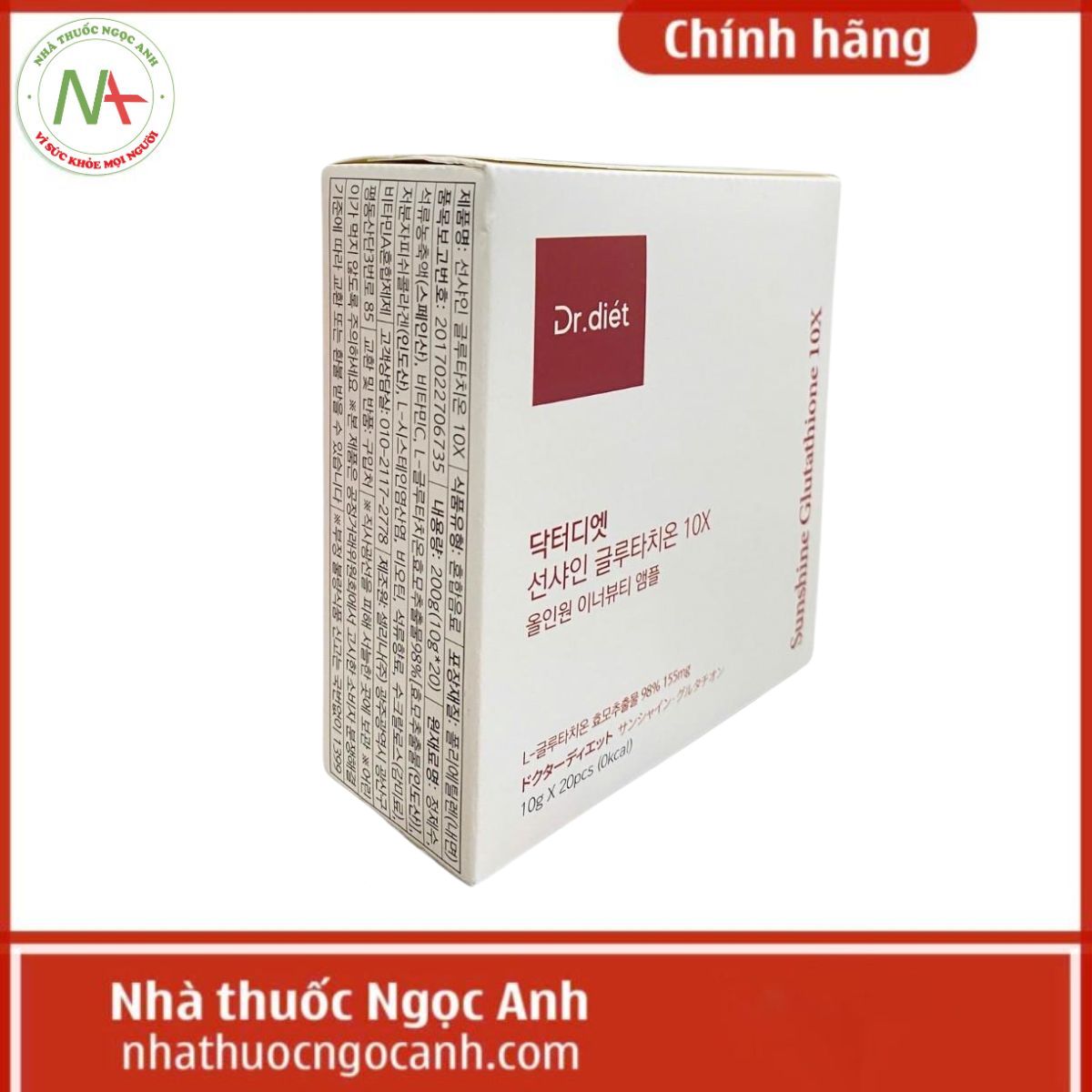 Dr.Diét Sunshine Glutathione 10X