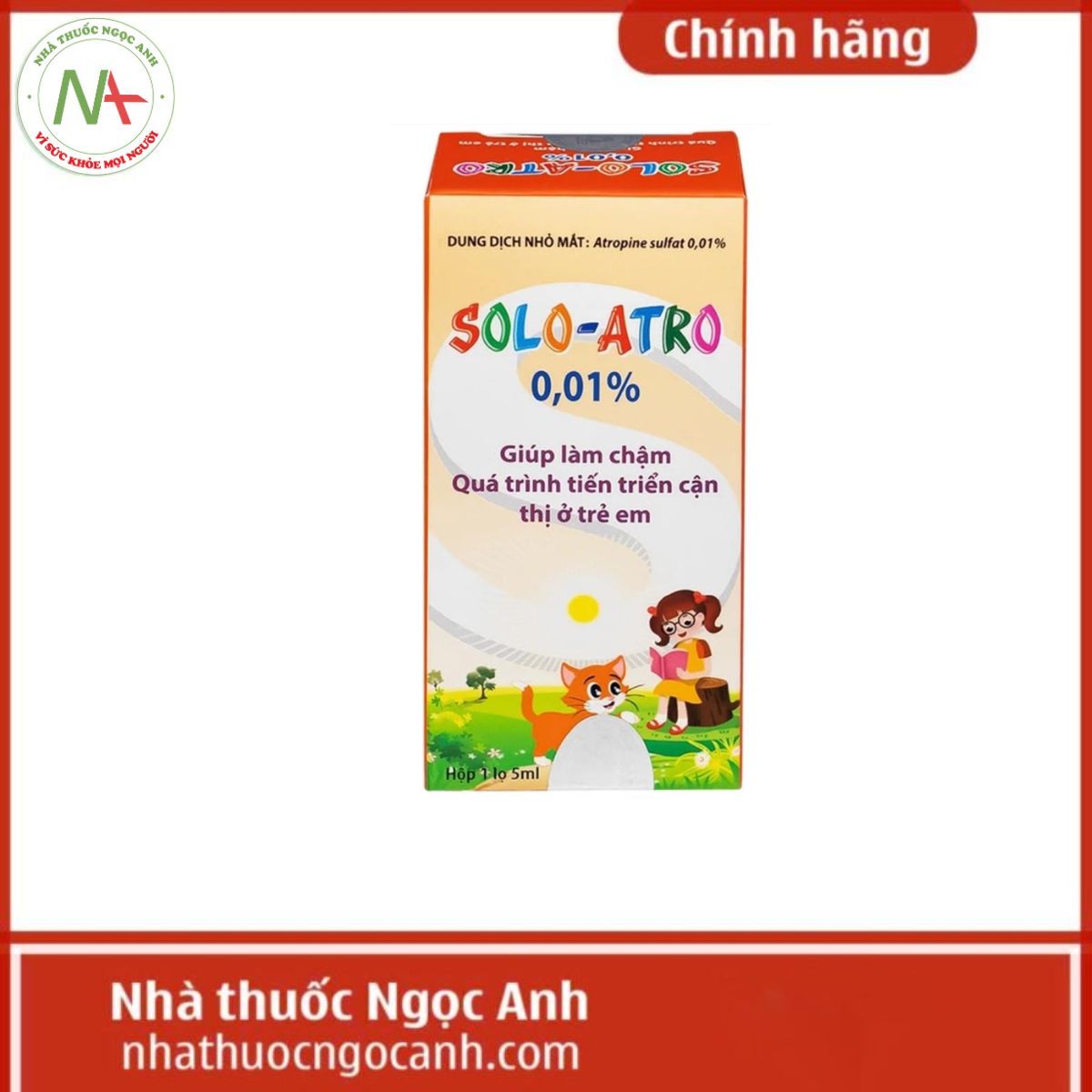 Dung dịch nhỏ mắt Solo-Atro 0,01%