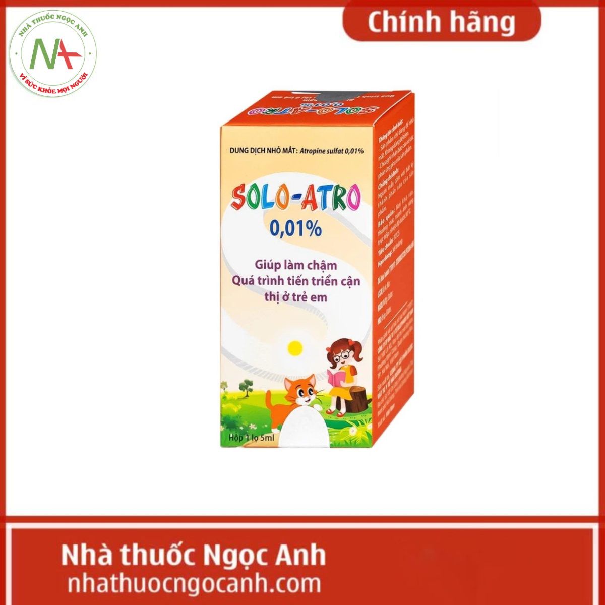 Dung dịch nhỏ mắt Solo-Atro 0,01%