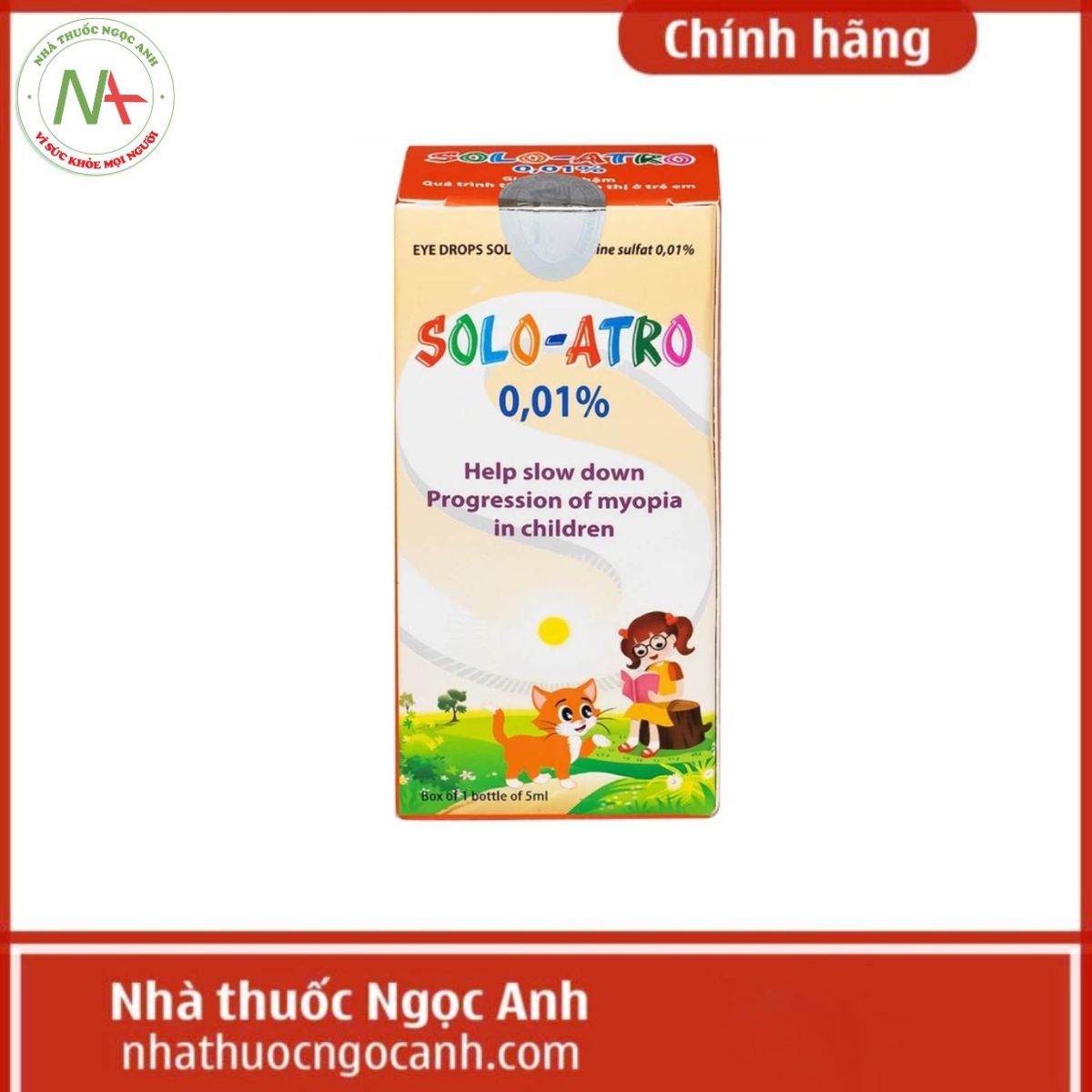 Dung dịch nhỏ mắt Solo-Atro 0,01%