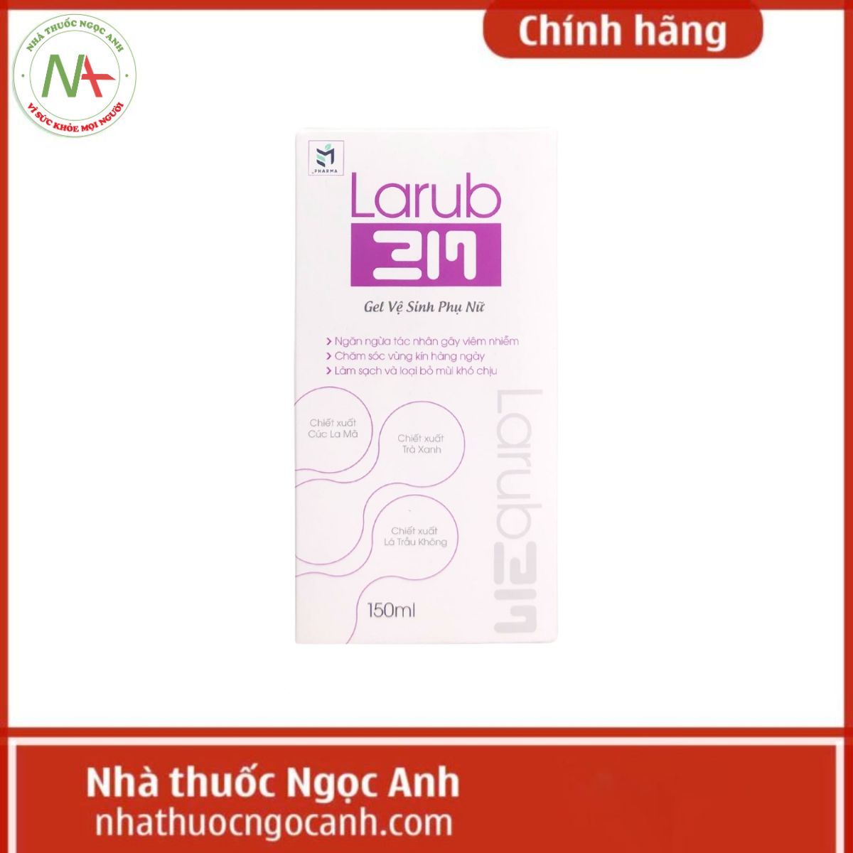 Dung dịch vệ sinh phụ nữ Larub 3M