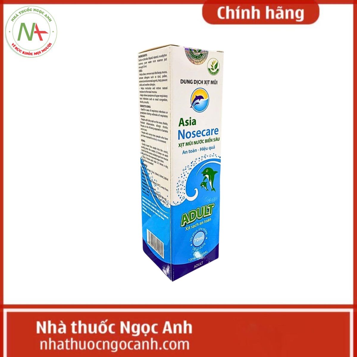 Dung dịch xịt mũi Asia Nosecare Adult