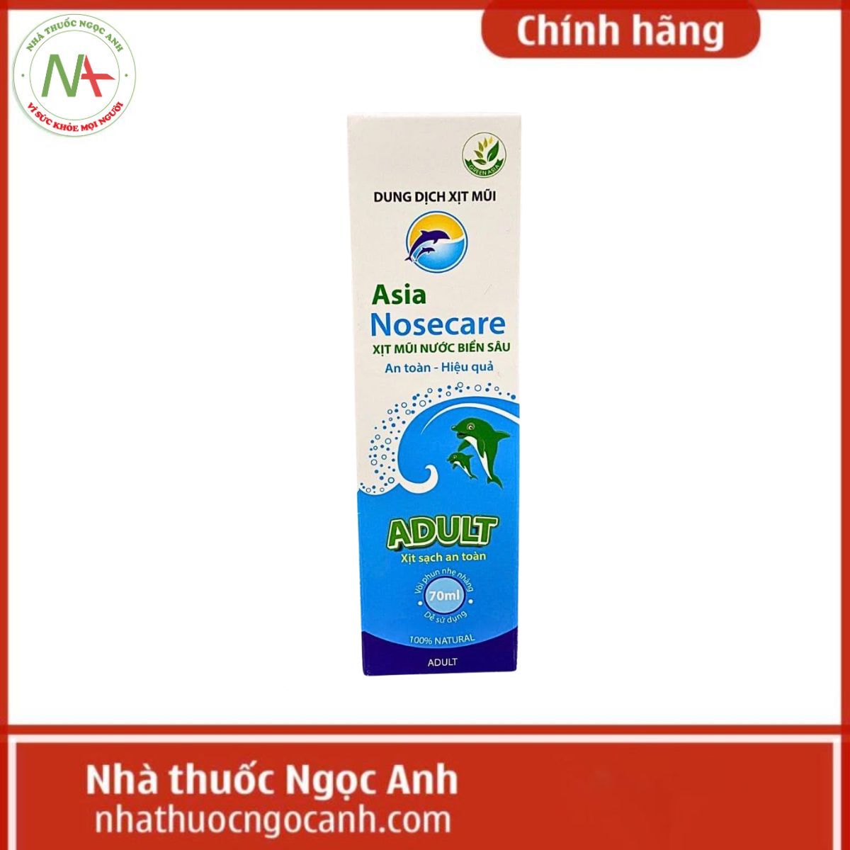 Dung dịch xịt mũi Asia Nosecare Adult