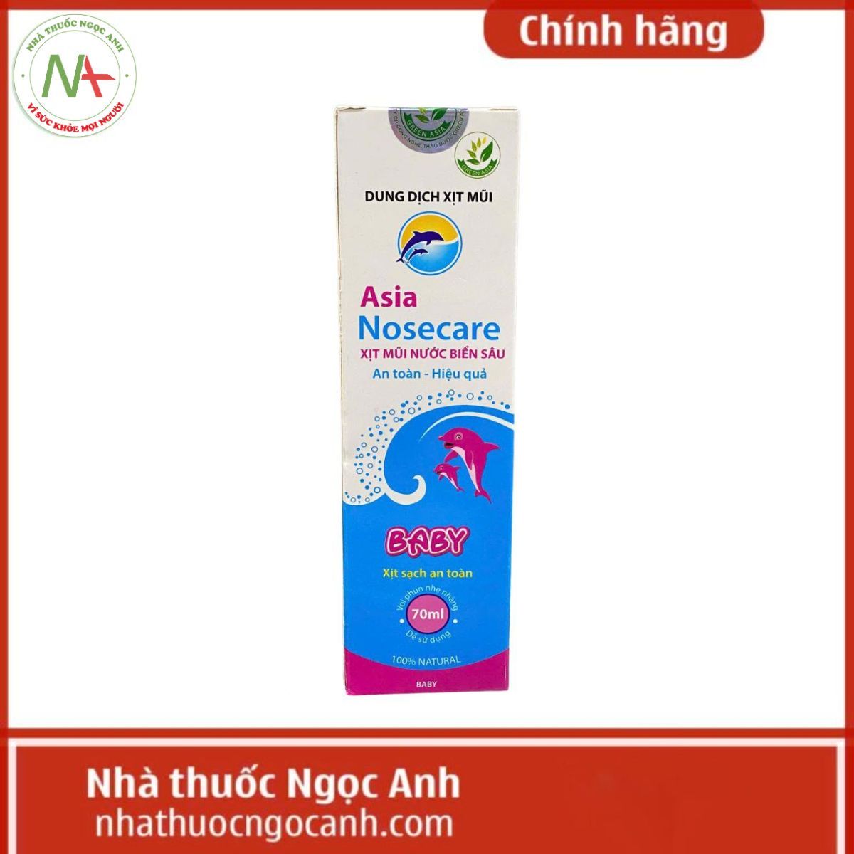 Dung dịch xịt mũi Asia Nosecare Baby