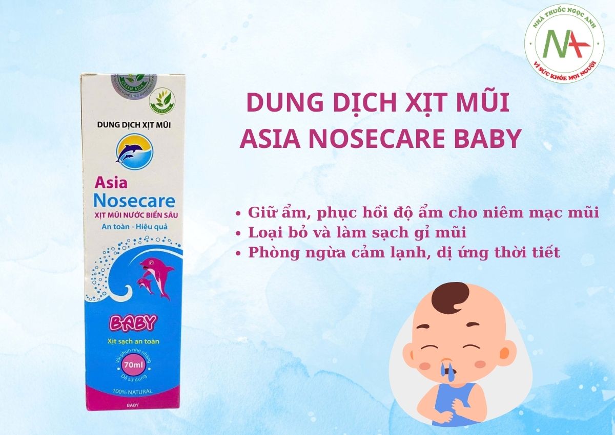 Dung dịch xịt mũi Asia Nosecare Baby