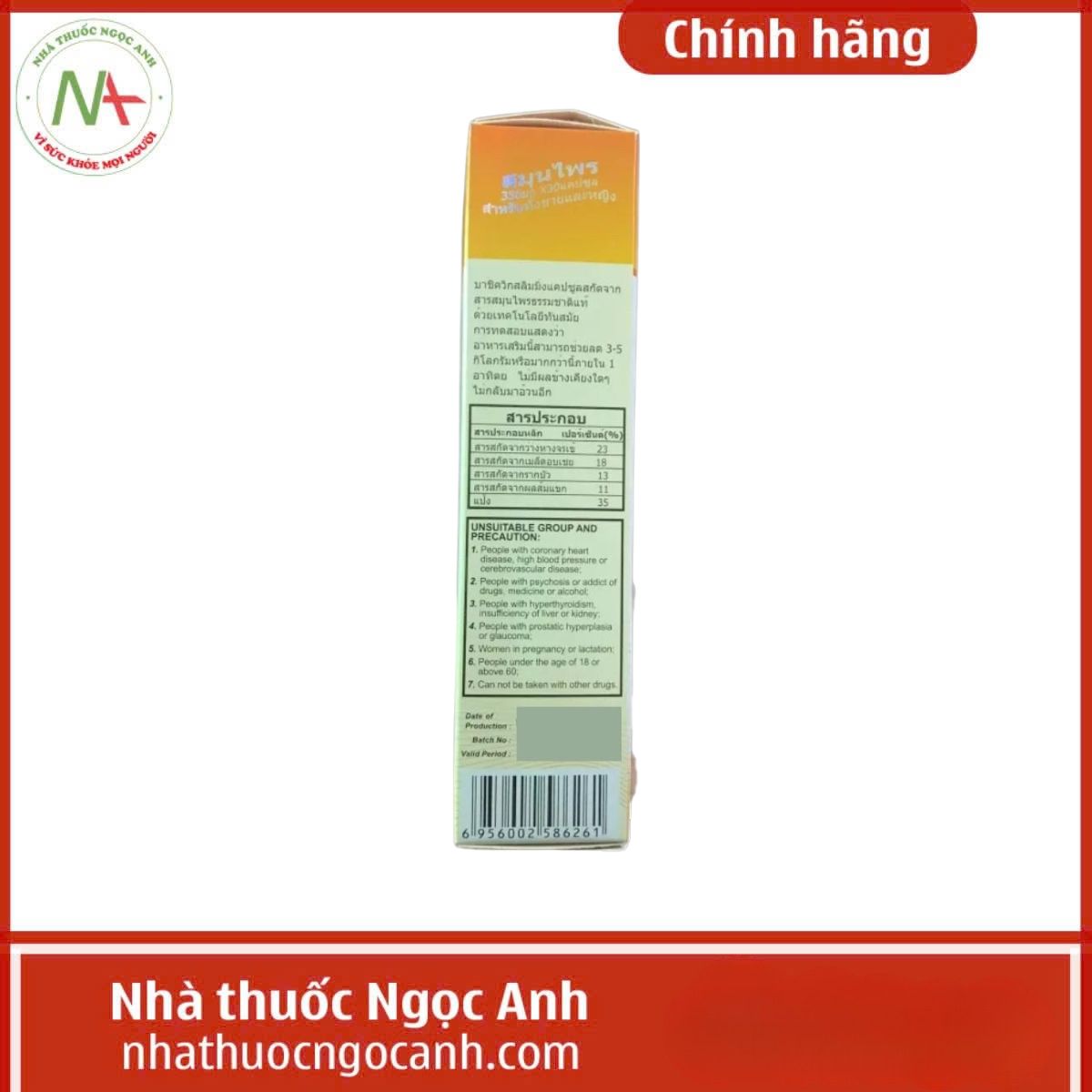 Giảm Cân Baschi Thái Lan