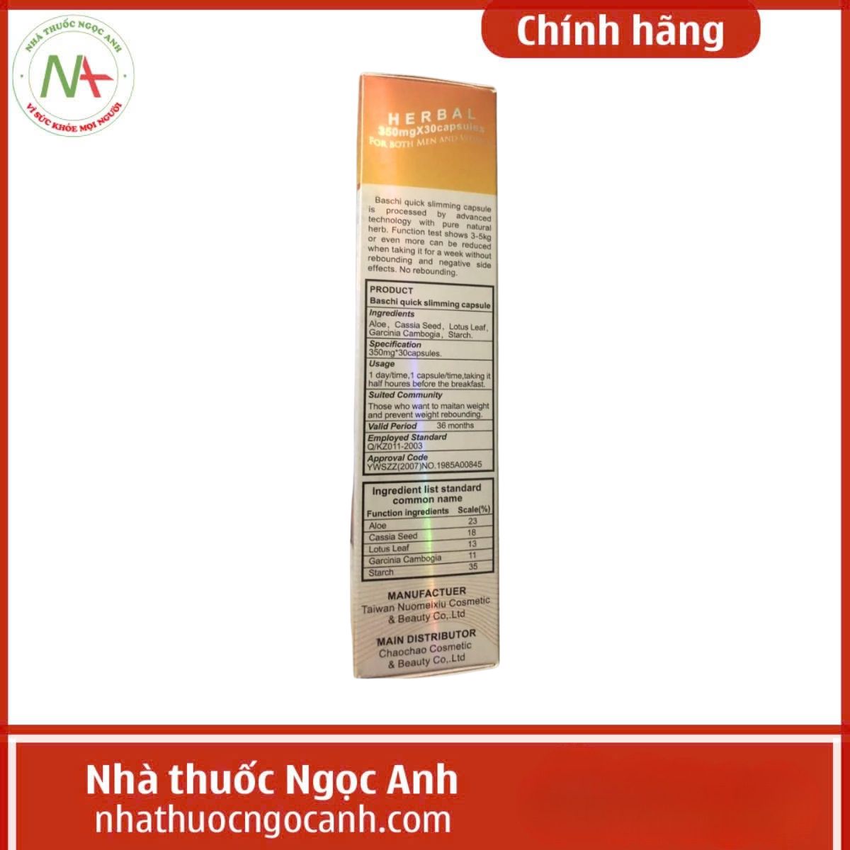 Giảm Cân Baschi Thái Lan