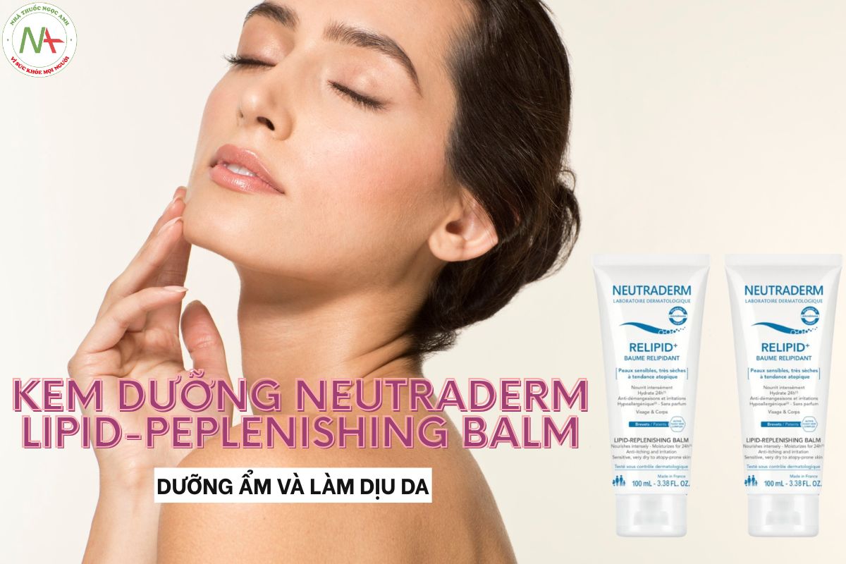 Kem Dưỡng NEUTRADERM Lipid-Peplenishing Balm 3 Kem Dưỡng NEUTRADERM Lipid-Peplenishing Balm hỗ trợ dưỡng ẩm da
