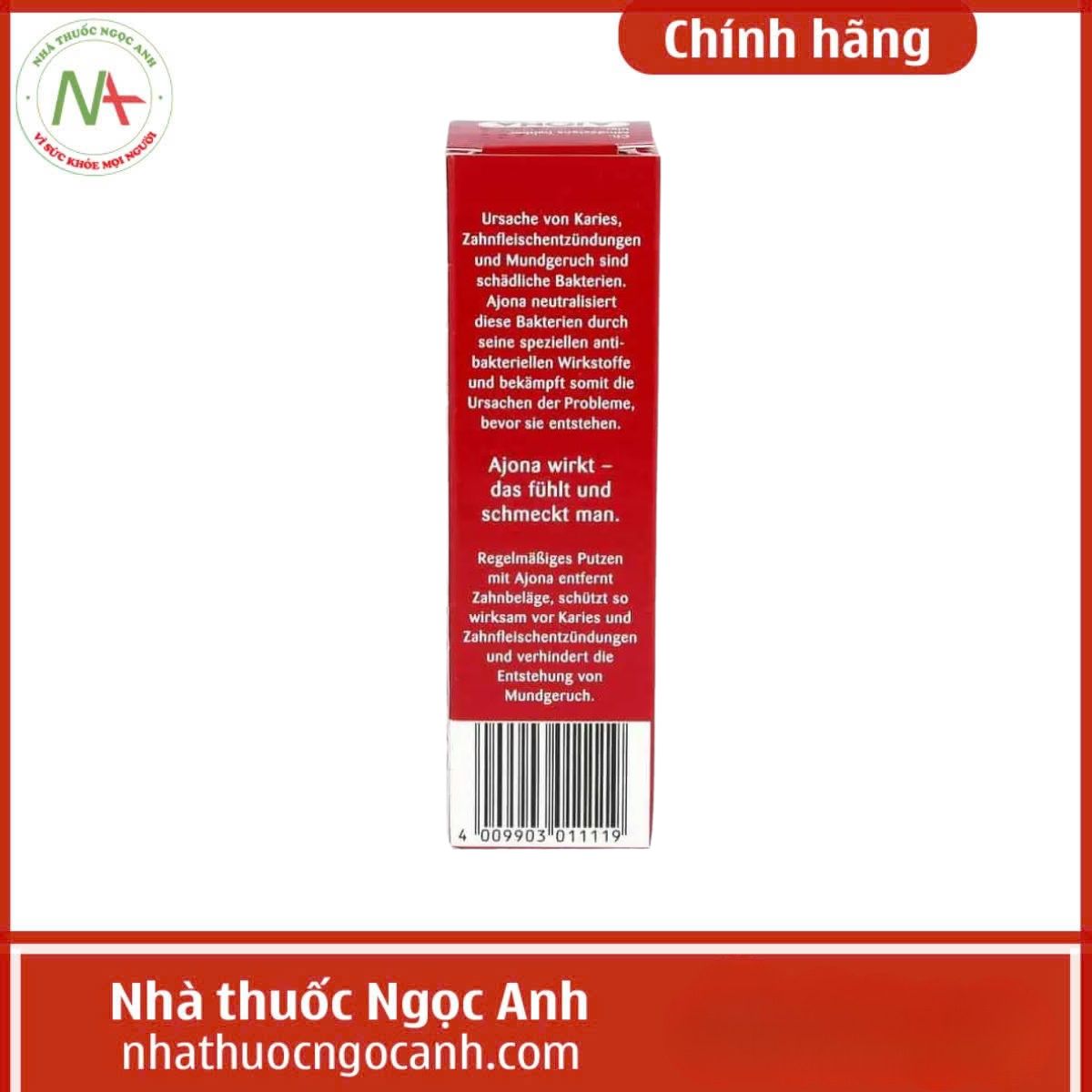 Kem đánh răng Ajona Stomaticum 25ml