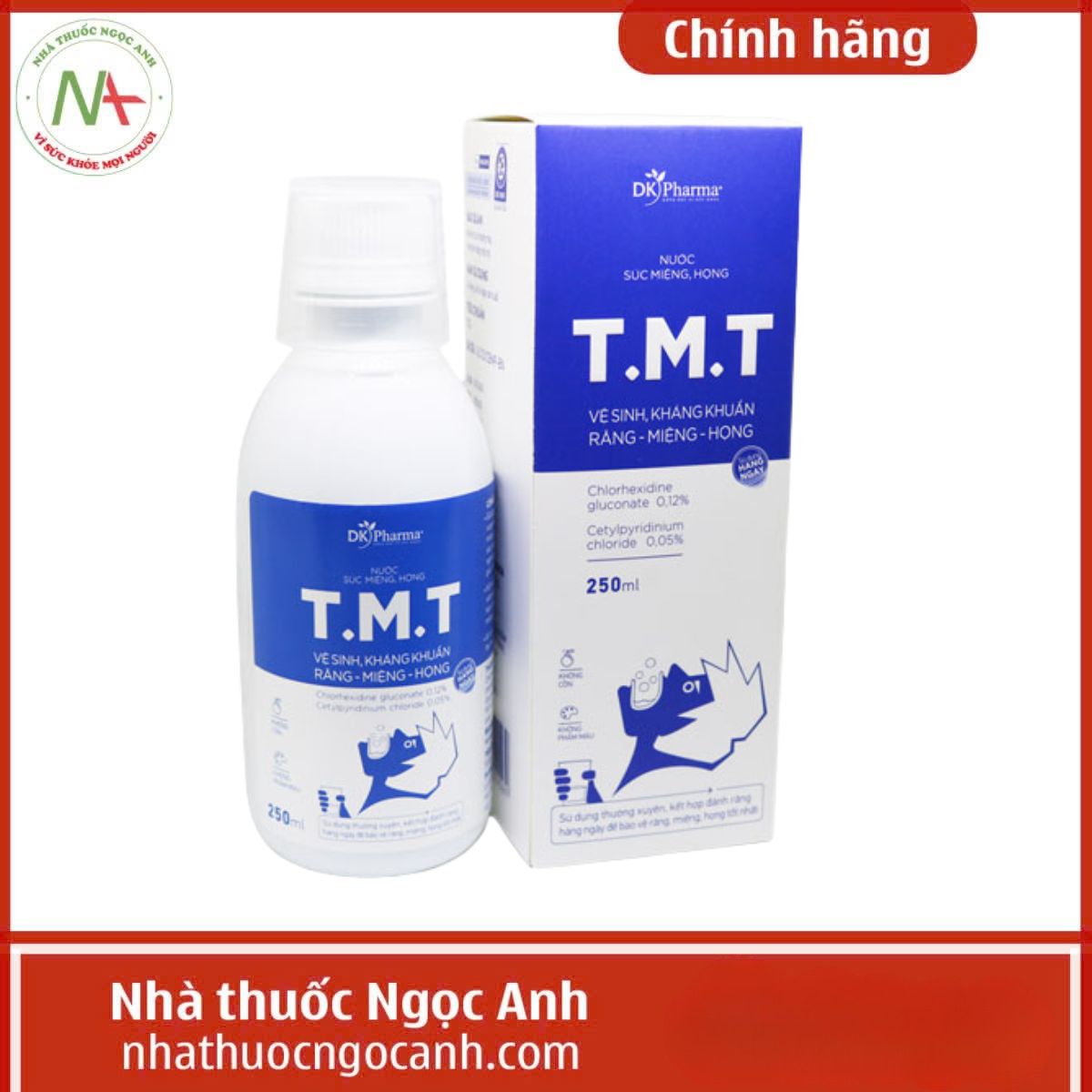 Nước súc miệng họng T.M.T 250ml
