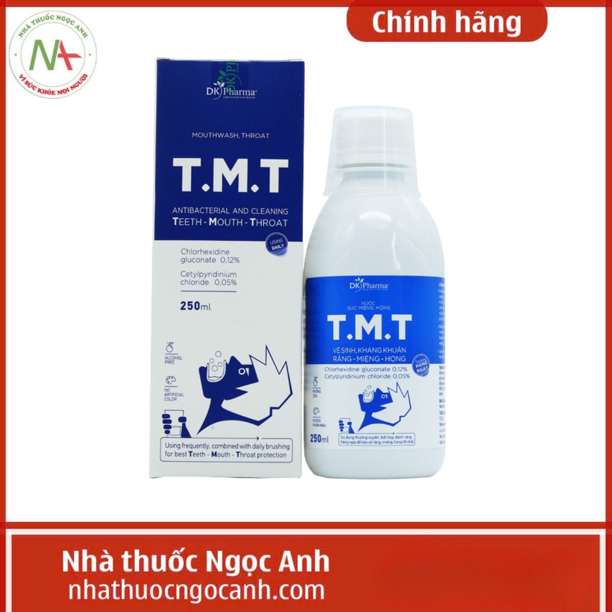 Nước súc miệng họng T.M.T 250ml