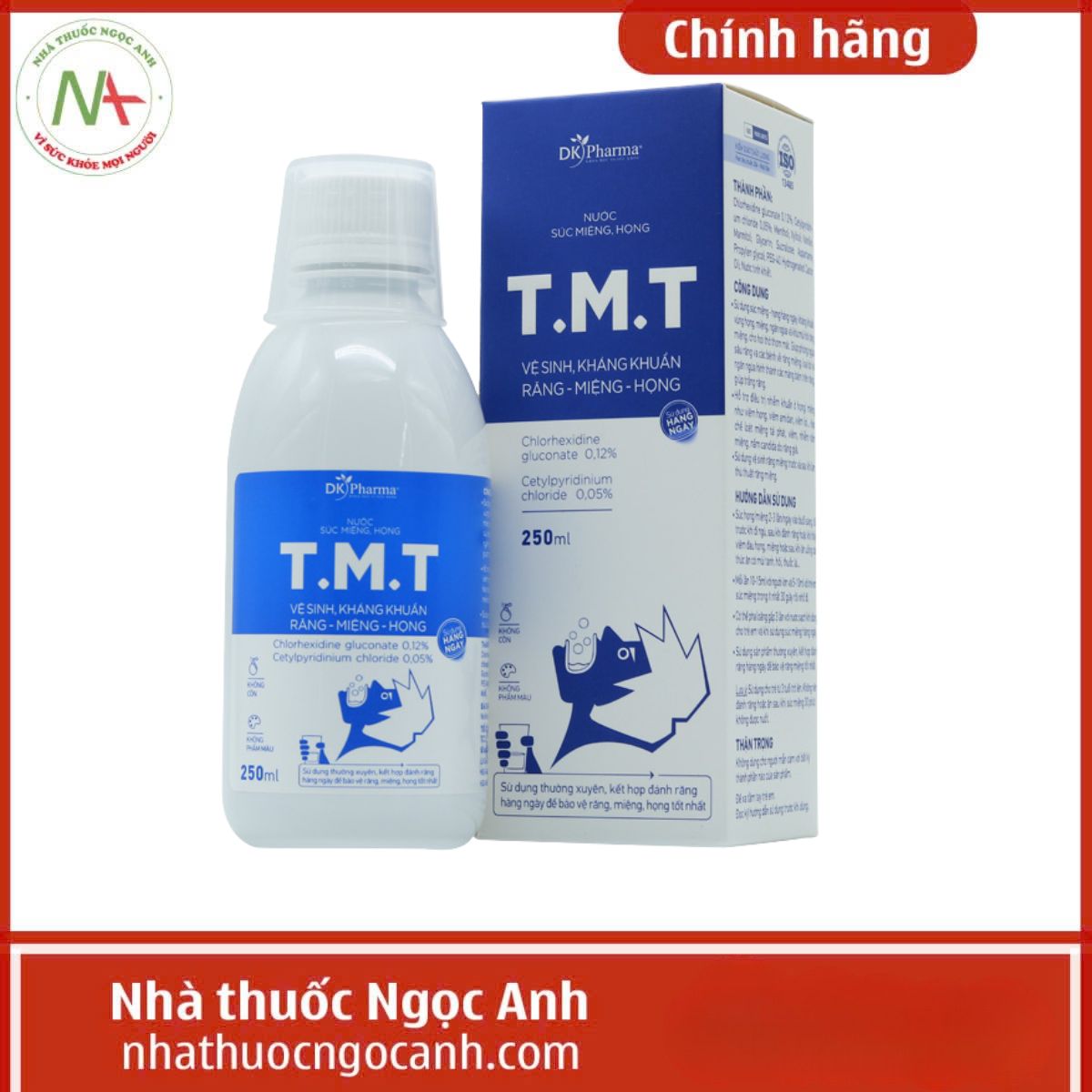 Nước súc miệng họng T.M.T 250ml