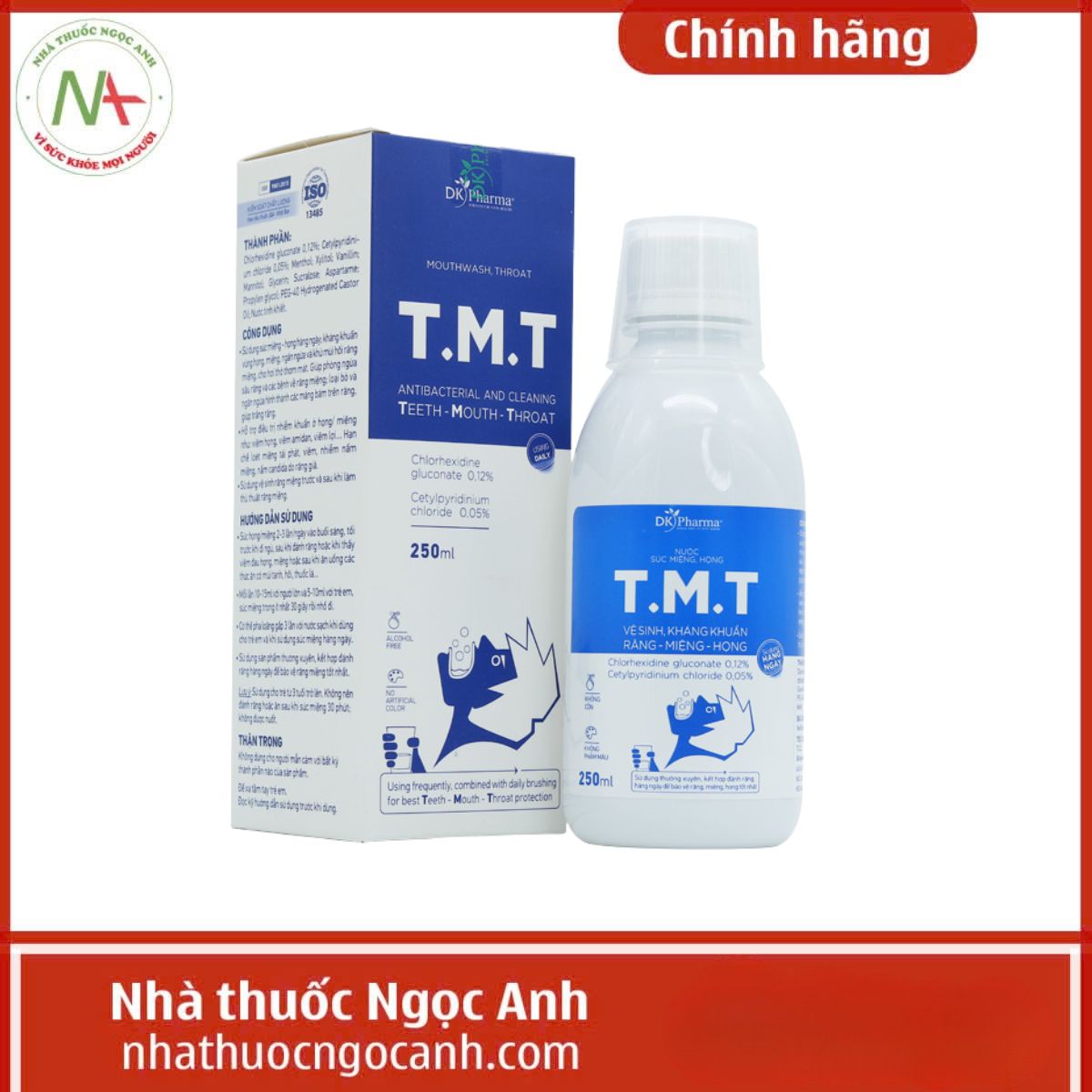 Nước súc miệng họng T.M.T 250ml