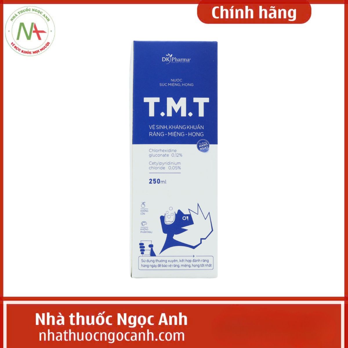 Nước súc miệng họng T.M.T 250ml
