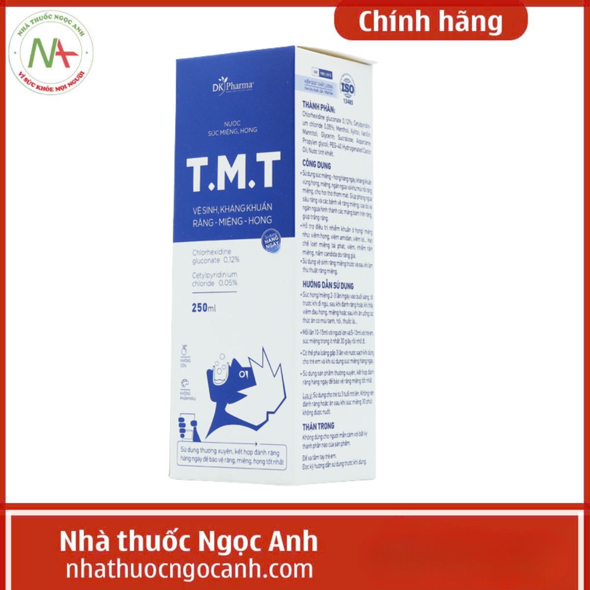 Nước súc miệng họng T.M.T 250ml
