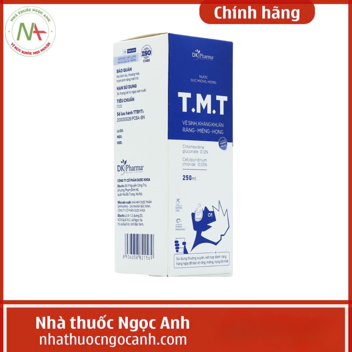 Nước súc miệng họng T.M.T 250ml