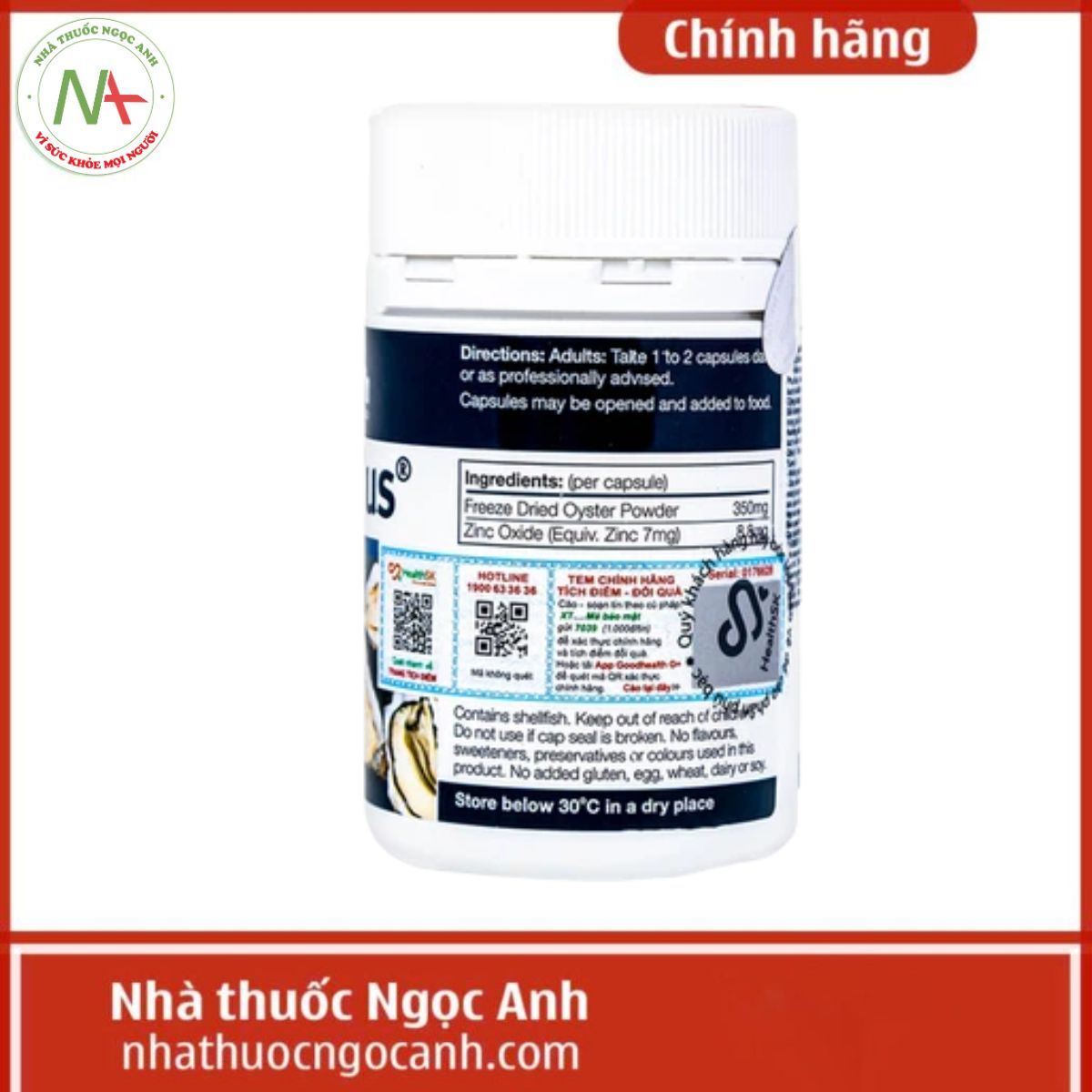 Oyster Plus Zinc Goodhealth