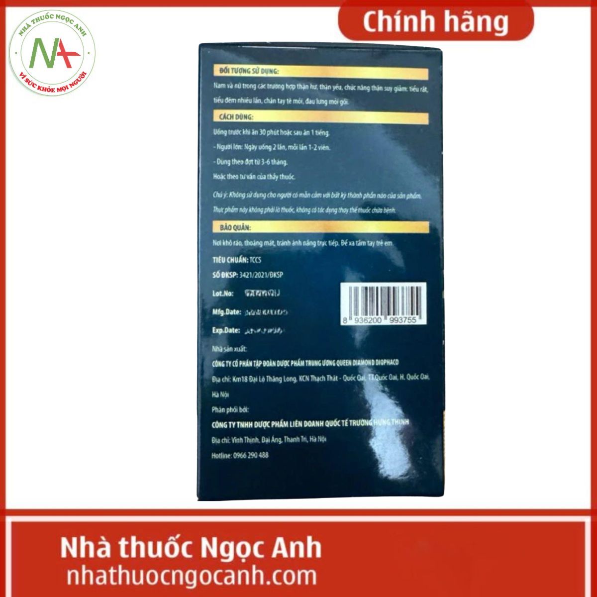 Sâm Nhung Bổ Thận Gold