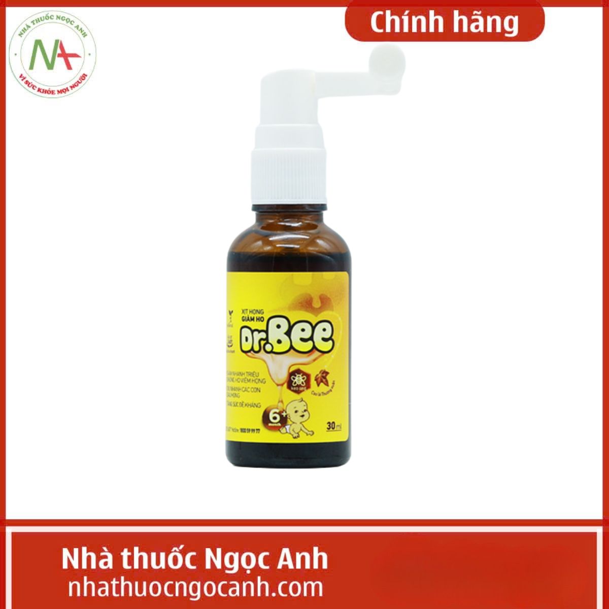 Xịt Họng Giảm Ho Dr.Bee