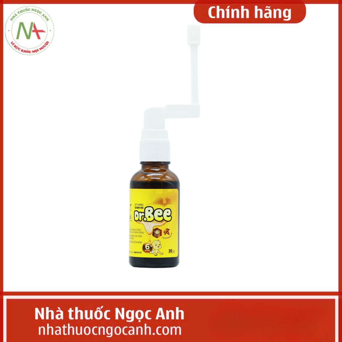 Xịt Họng Giảm Ho Dr.Bee
