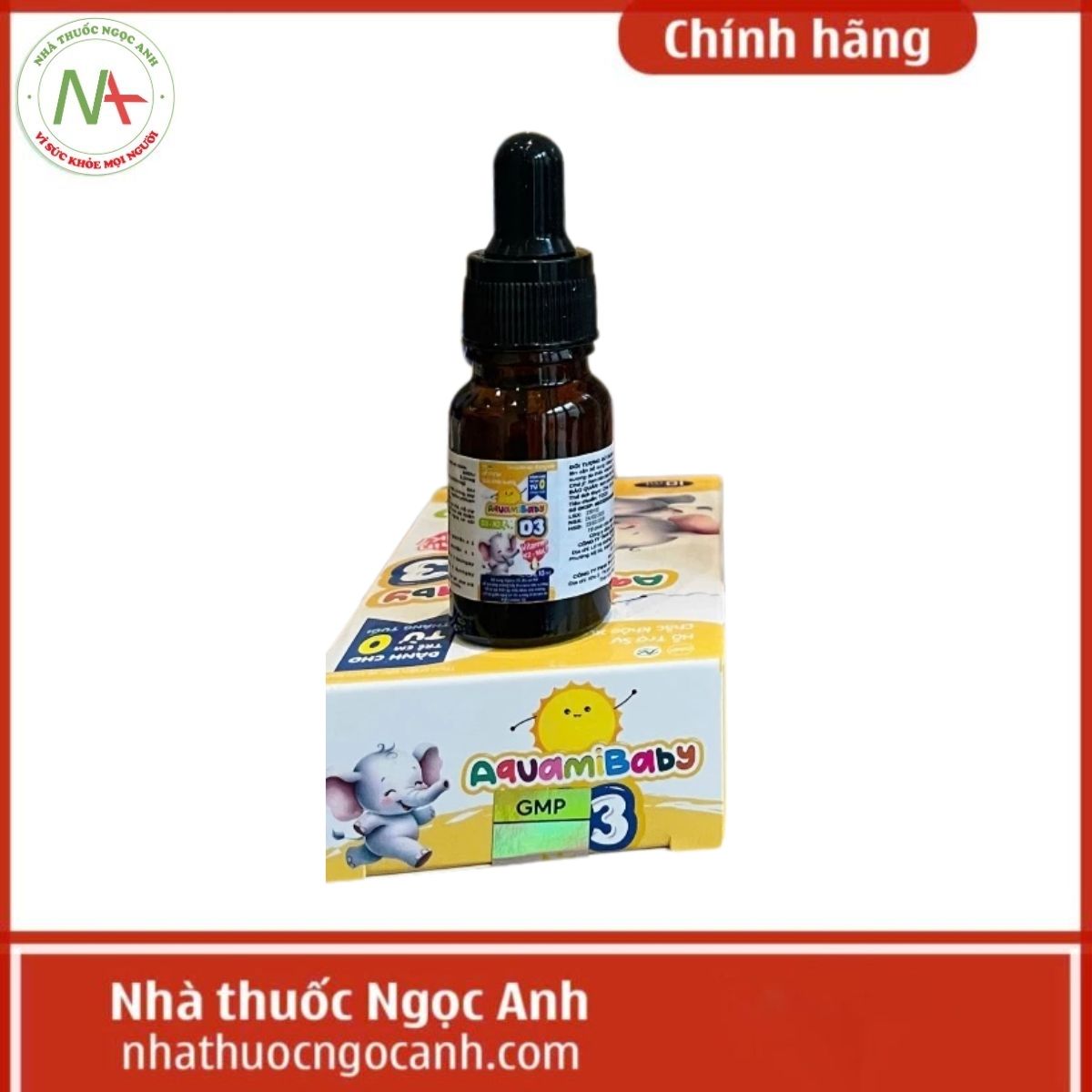 AquamiBaby D3 Màu Vàng 10ml