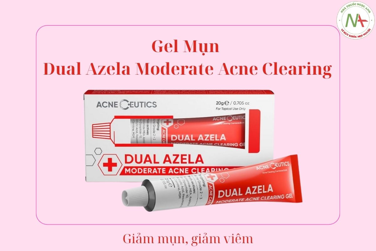 Gel Mụn Dual Azela Moderate Acne Clearing