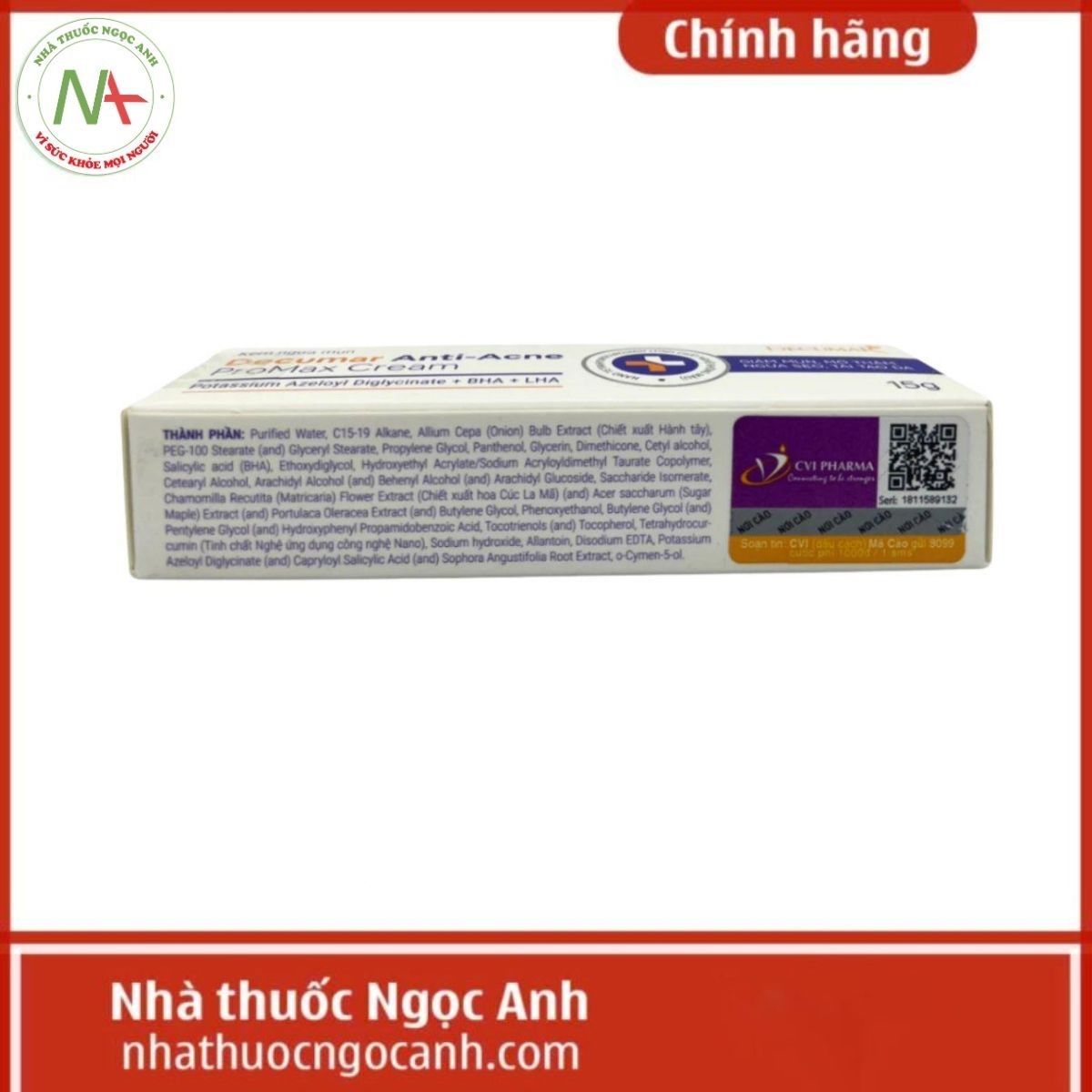 Kem Ngừa Mụn Decumar Anti-Acne ProMax Cream