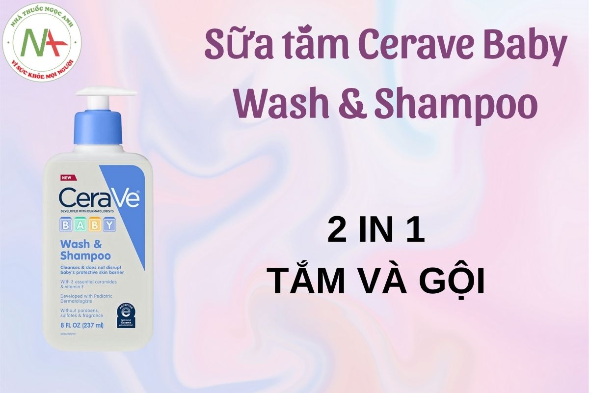 Sữa tắm Cerave Baby Wash & Shampoo