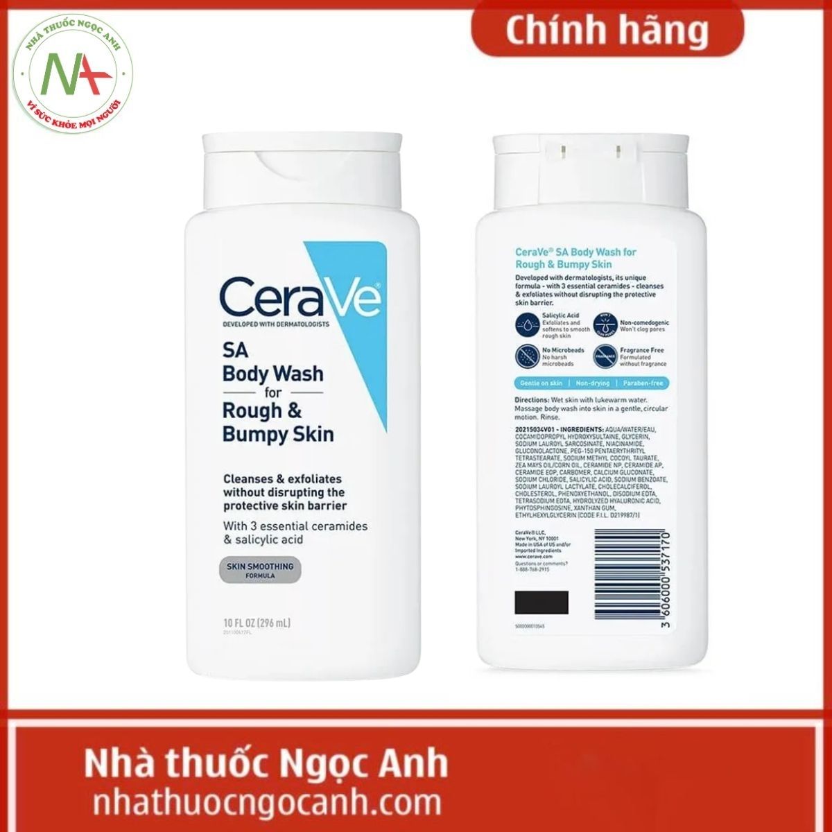 Sữa tắm Cerave SA Body Wash