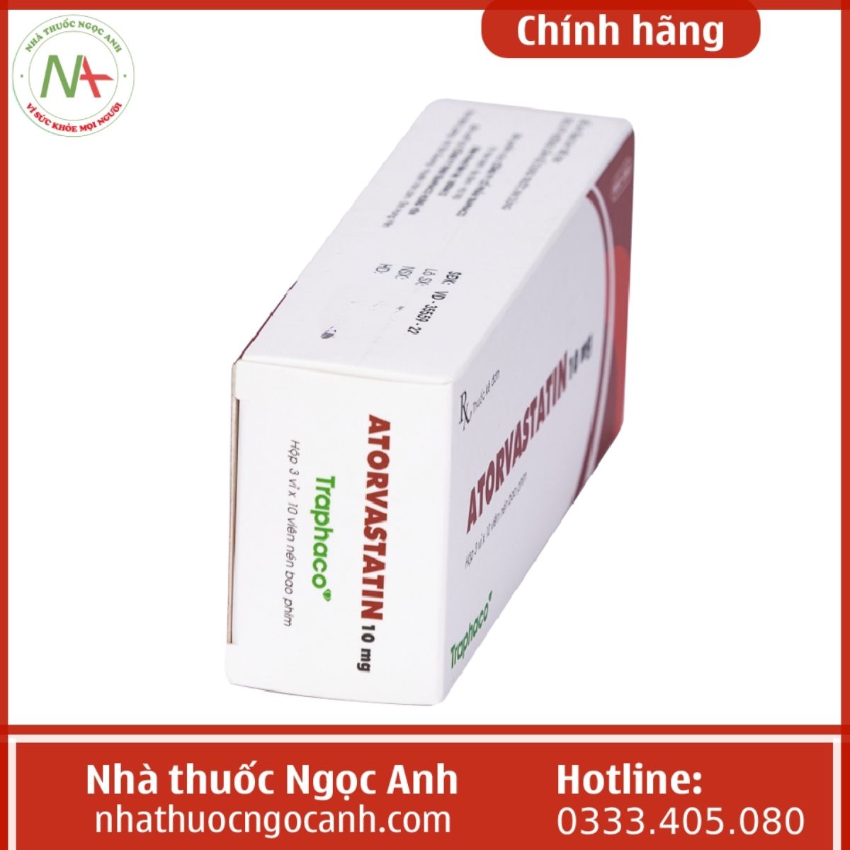 Atorvastatin 10mg Traphaco