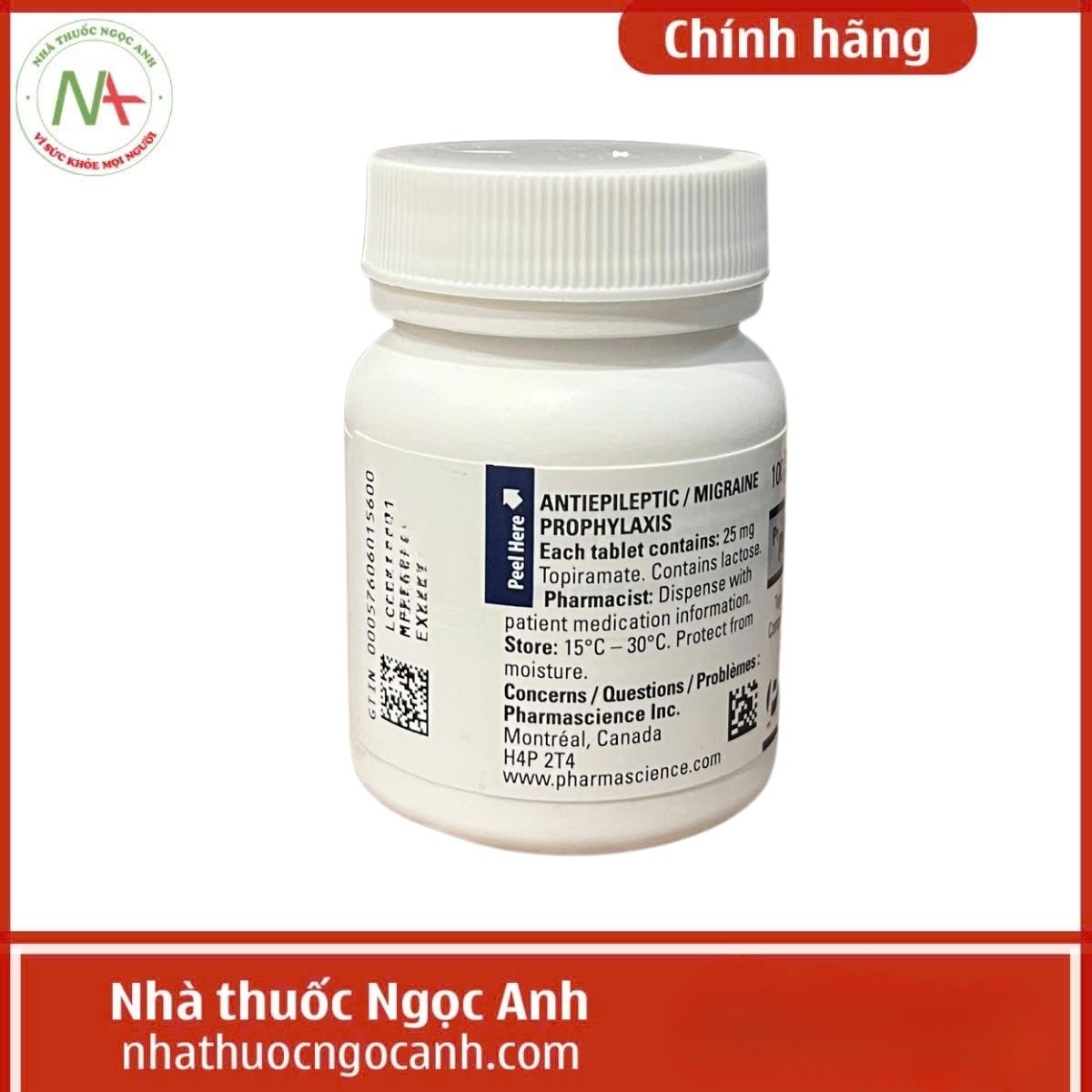 Thuốc Pms-Topiramate 25mg
